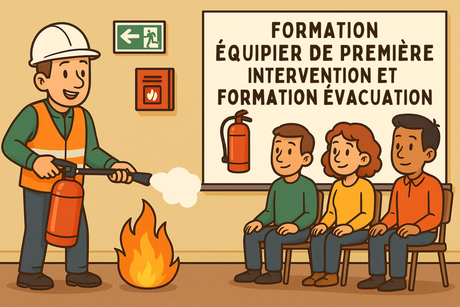 formation évacuation + EPI Nice