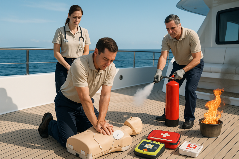 Formation secours maritime (secourisme et incendie)