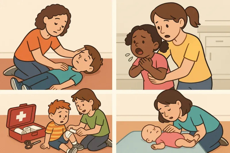 Formation gestes de premiers secours chez les enfants