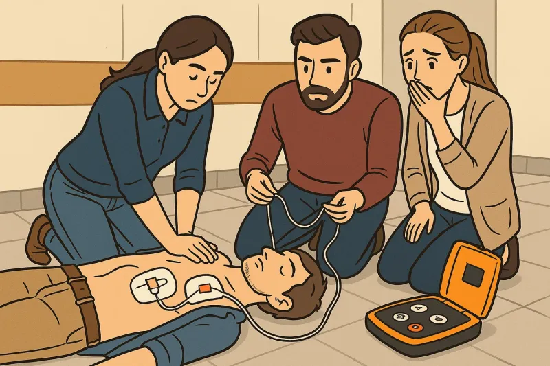 Apprendre à utiliser un défibrillateur : réagir à l’arrêt cardiaque et sauver des vies en toute sécurité