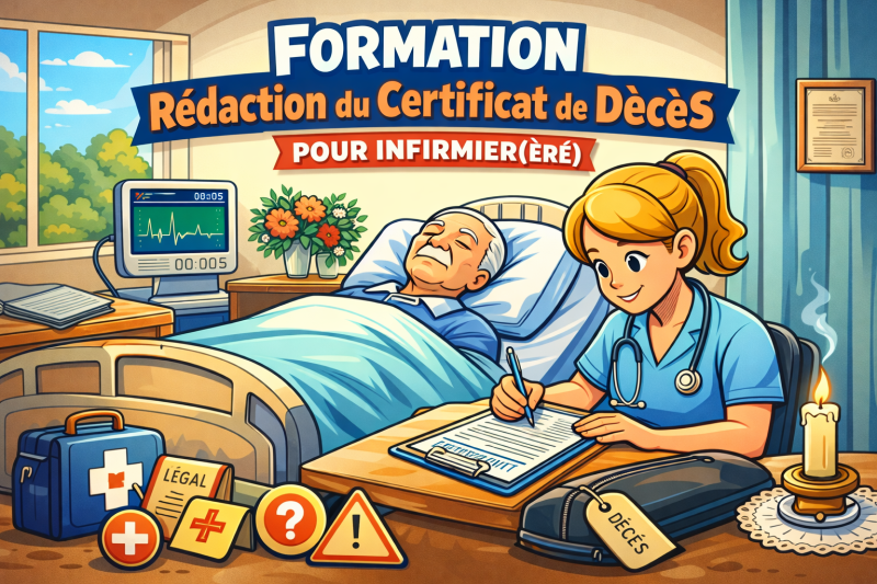 formation rédaction du certificat de décès par un idel