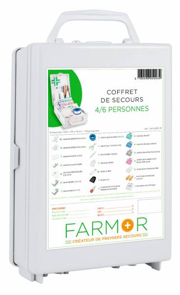 coffret secours 4/6 personnes