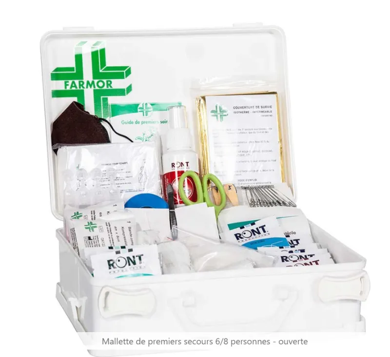 Coffret de premiers secours 